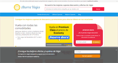 Desktop Screenshot of ahorraviajes.com